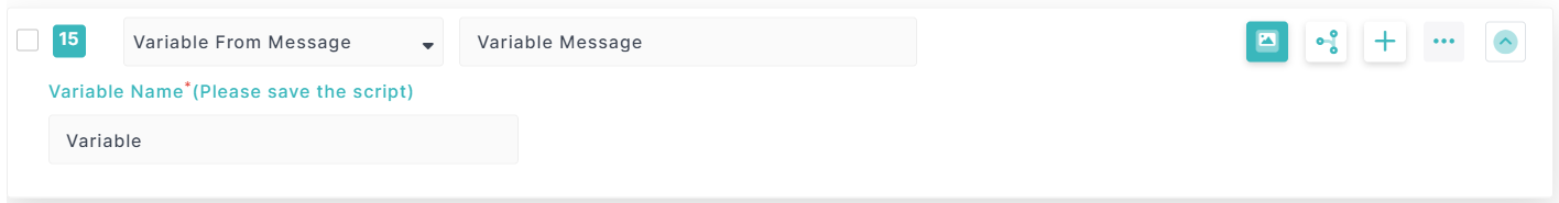 Variable From Message