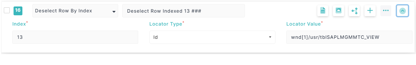 Deselect Row By Index