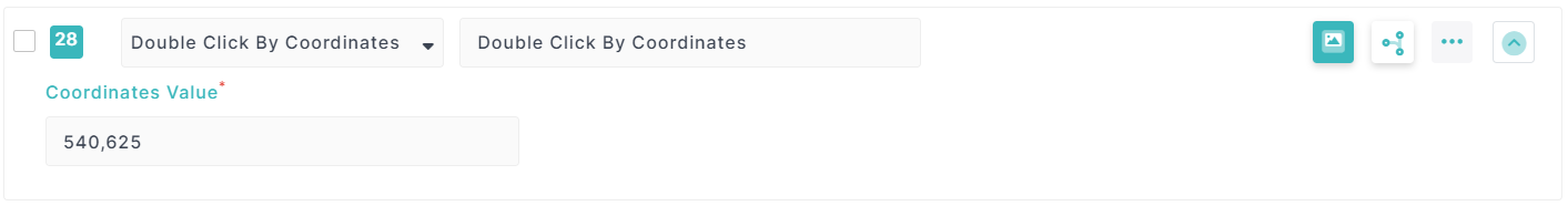 Double Click By Coordinates Action