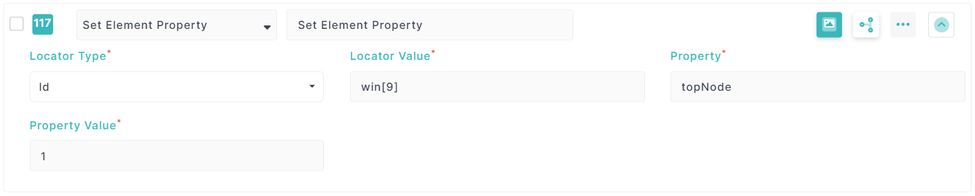 Set Element Property